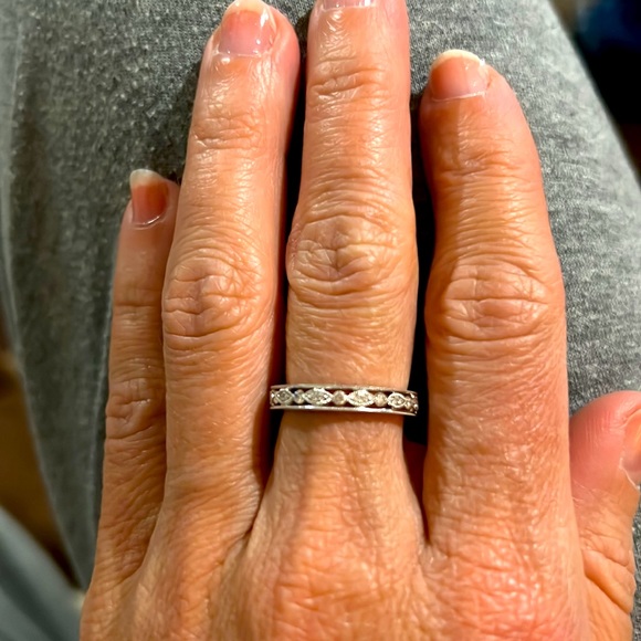 Jewelry - Eternity Diamond 14K White Gold Band 0.5 carats
